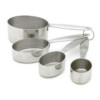 Cuisipro Stainless Steel 4 pc Measuring Cup Set 